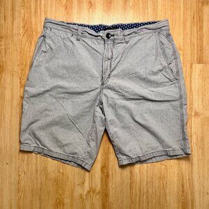 Banana Republic Men's Shorts Size 34 Aiden Gray Flat Front Mid-Rise